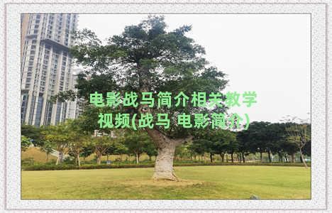 电影战马简介相关教学视频(战马 电影简介)